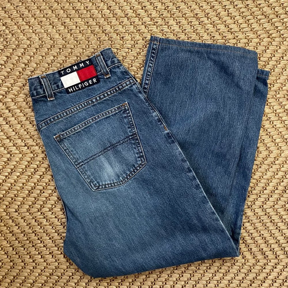 Tommy Hilfiger 90s Vintage Style Jeans Wide Leg - 32/30